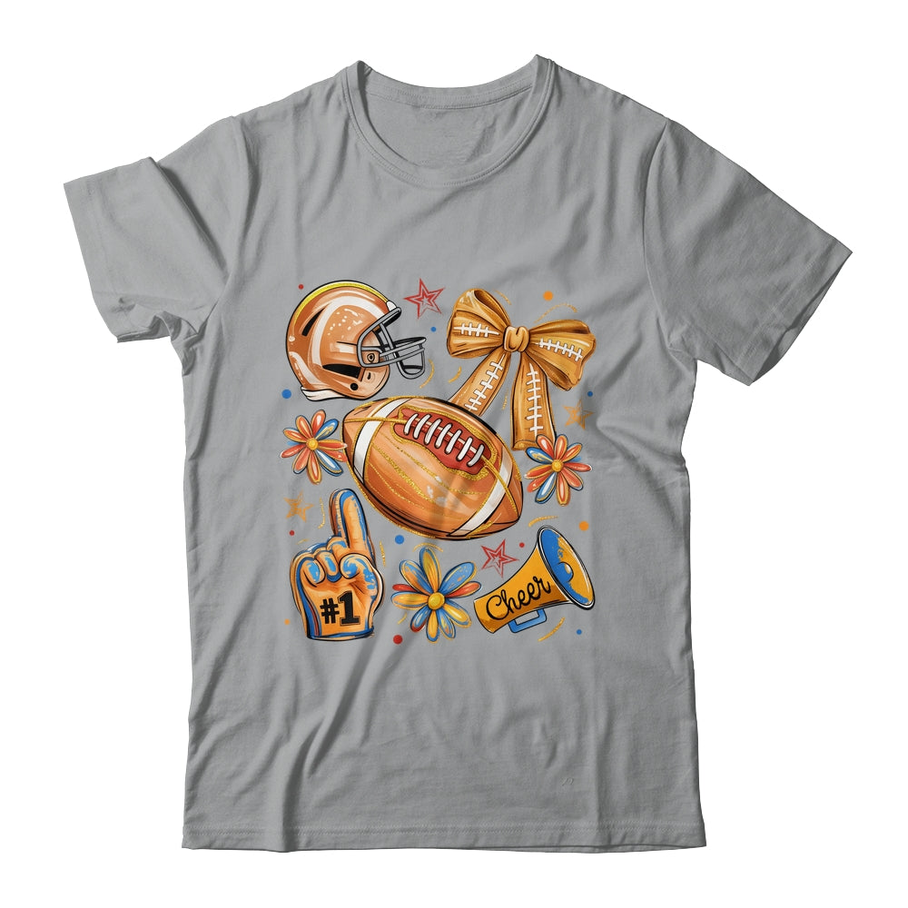Football Game Day Football Season Fall Autumn Coquette Bow Shirt & Sweatshirt | teecentury