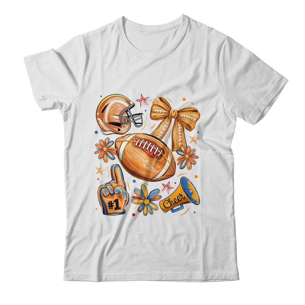Football Game Day Football Season Fall Autumn Coquette Bow Shirt & Sweatshirt | teecentury