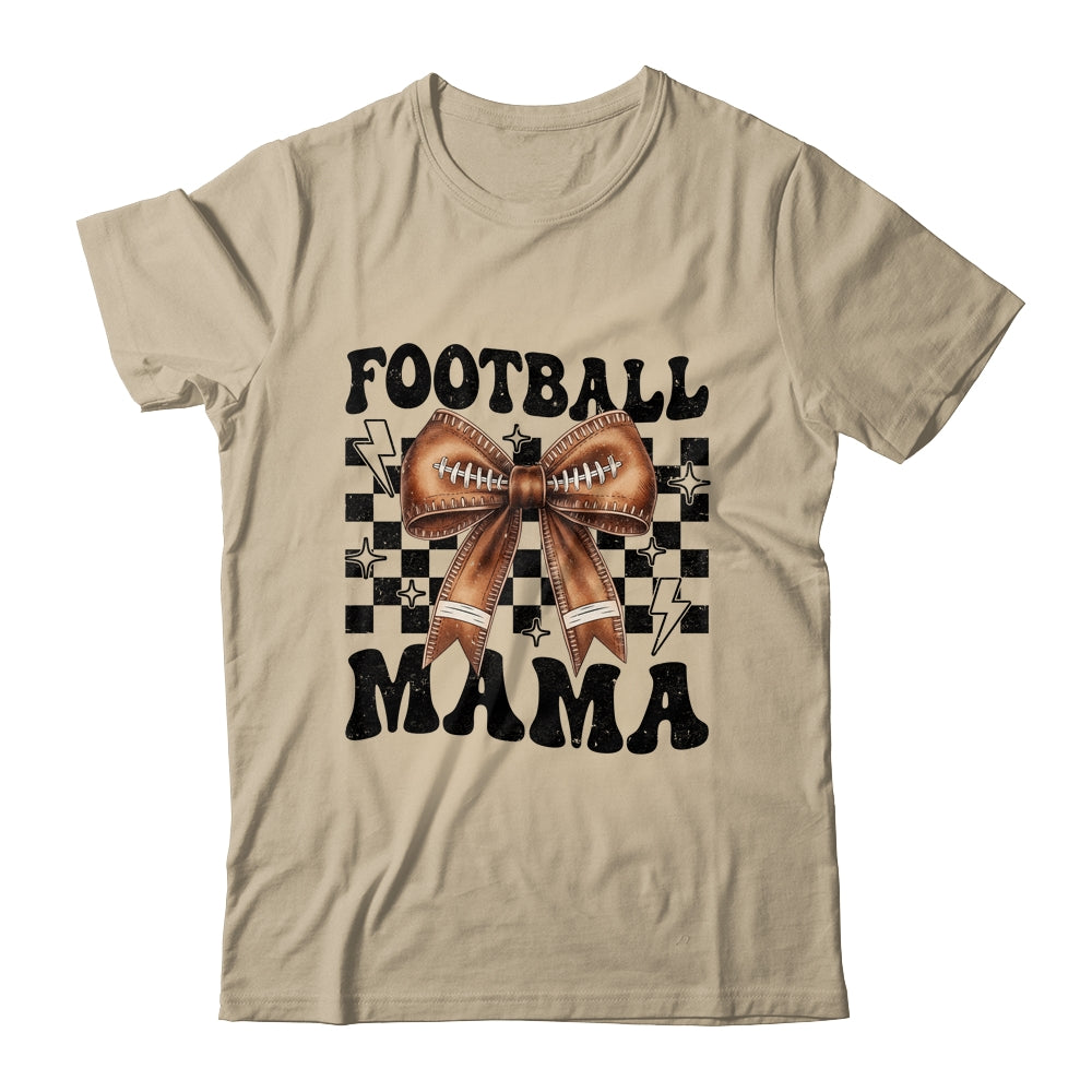 Football Mama Coquette Bow Funny Football Game Day Sport Mom Shirt & Sweatshirt | teecentury