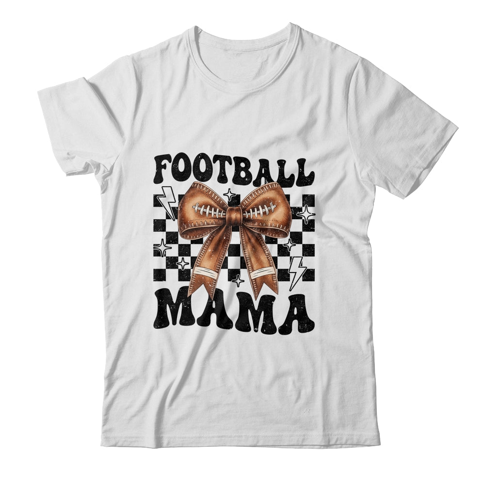 Football Mama Coquette Bow Funny Football Game Day Sport Mom Shirt & Sweatshirt | teecentury