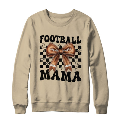 Football Mama Coquette Bow Funny Football Game Day Sport Mom Shirt & Sweatshirt | teecentury