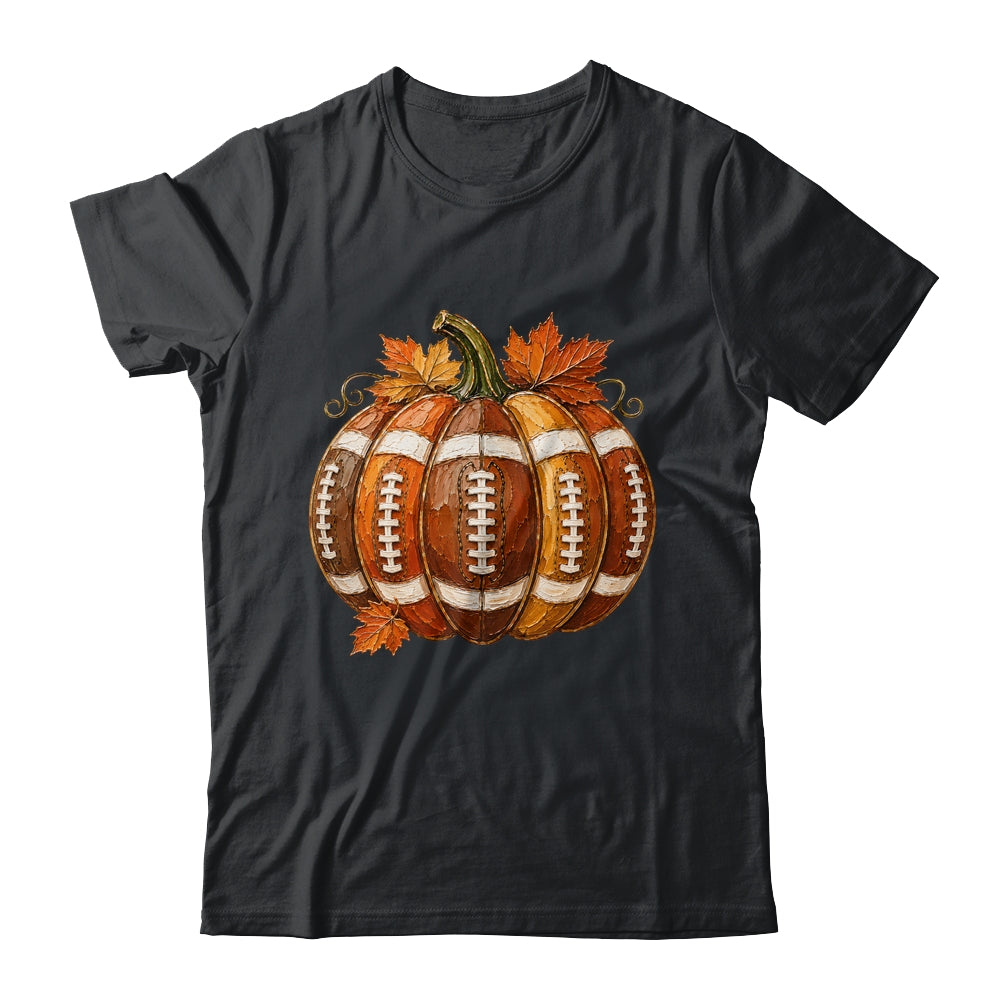 Football Pumpkin Fall Autumn Design Game Day Football Season Shirt & Hoodie | teecentury