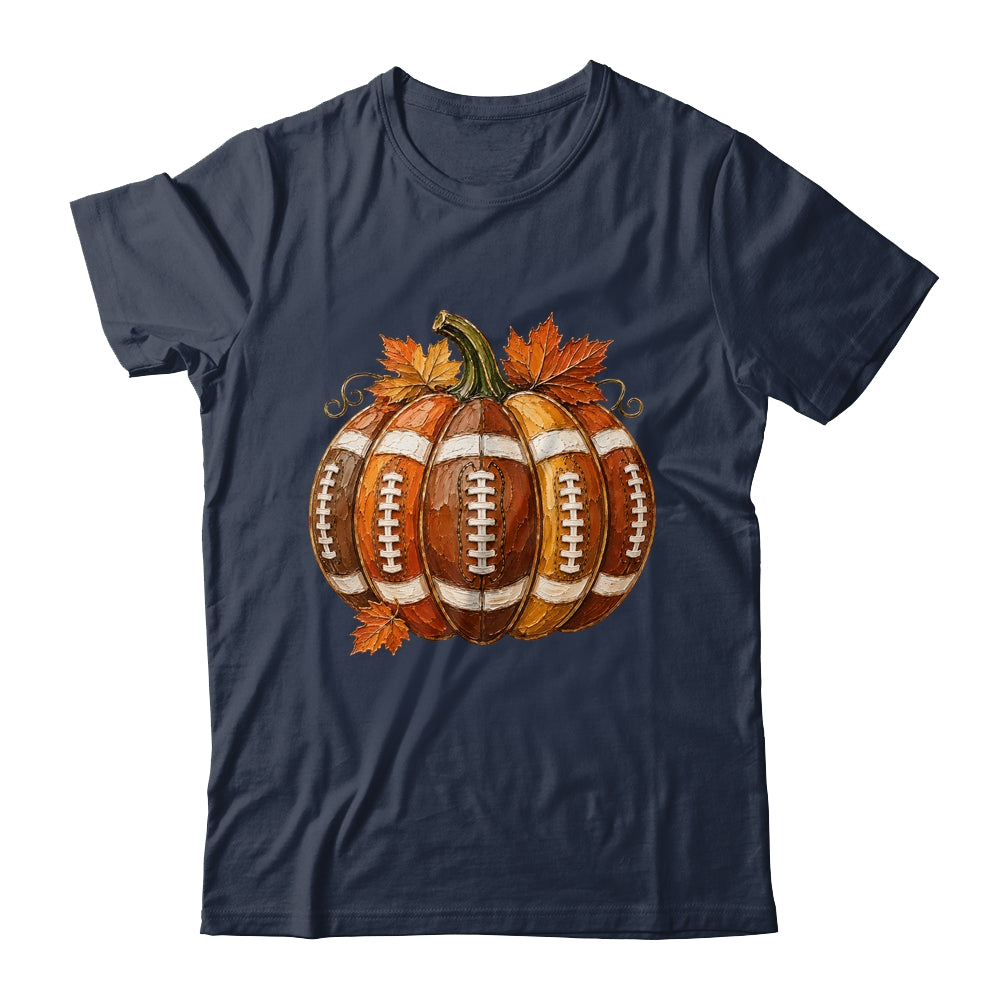 Football Pumpkin Fall Autumn Design Game Day Football Season Shirt & Hoodie | teecentury