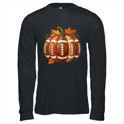 Football Pumpkin Fall Autumn Design Game Day Football Season Shirt & Hoodie | teecentury