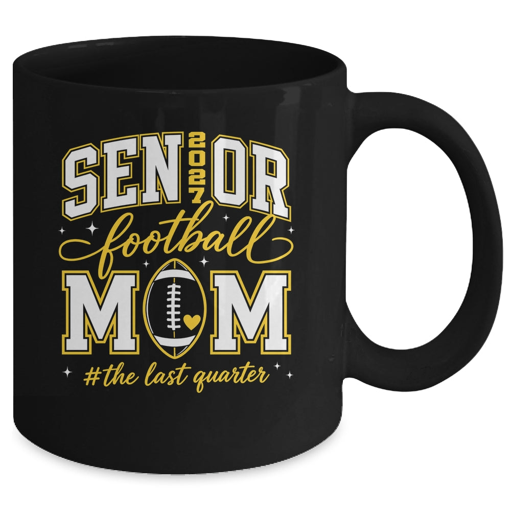 Football Senior Mom Class Of 2027 Graduate Graduation Mug | teecentury