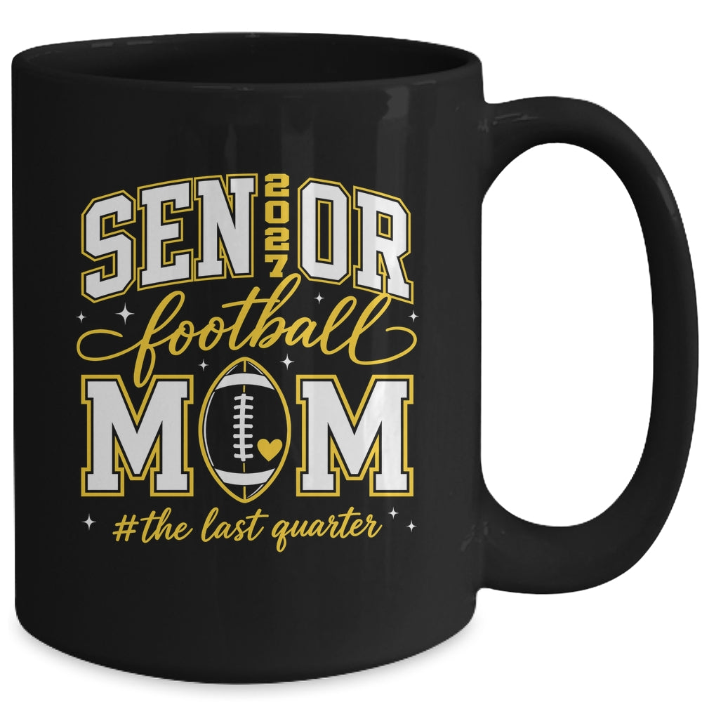 Football Senior Mom Class Of 2027 Graduate Graduation Mug | teecentury
