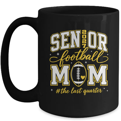 Football Senior Mom Class Of 2027 Graduate Graduation Mug | teecentury