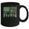 Forest Tree Wildlife Nature Outdoor American USA Flag Forest Mug | teecentury