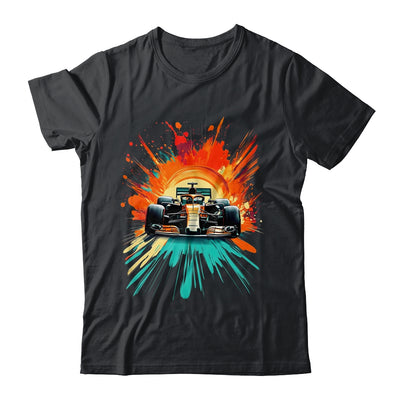 Formula Racing Open Wheel Race Car On Racing Track Shirt & Hoodie | teecentury