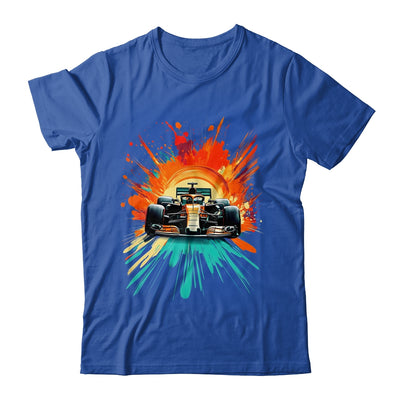 Formula Racing Open Wheel Race Car On Racing Track Shirt & Hoodie | teecentury