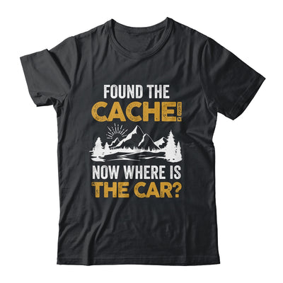 Found The Cache Geocacher Geocaching GPS Tracking Shirt & Hoodie | teecentury