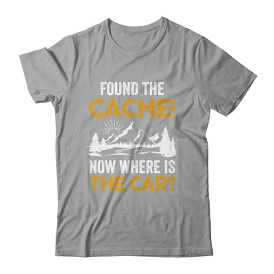 Found The Cache Geocacher Geocaching GPS Tracking Shirt & Hoodie | teecentury