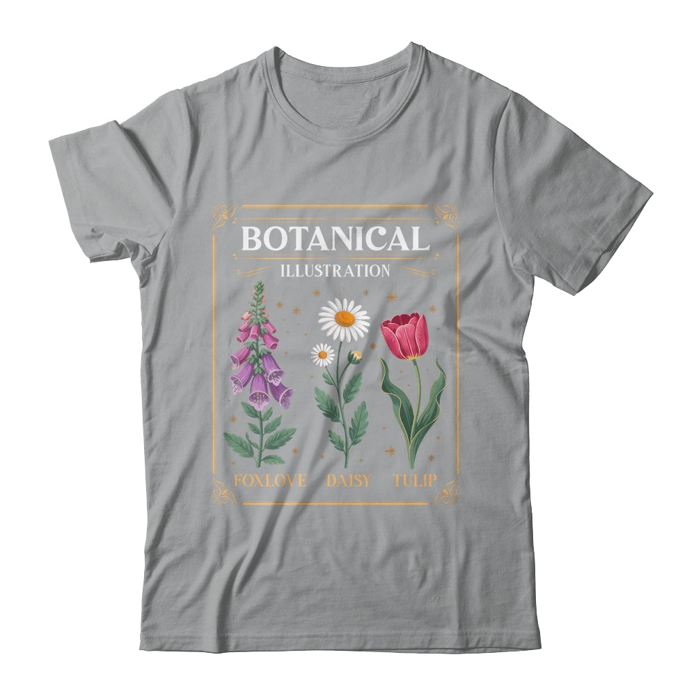 Foxglove Daisy Tulip Field Vibe Vintage Flower Arrangement Women Shirt & Tank Top | teecentury