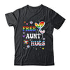 Free Aunt Hugs LGBT Gay Pride Transgender Rainbow Flag Shirt & Tank Top | teecentury