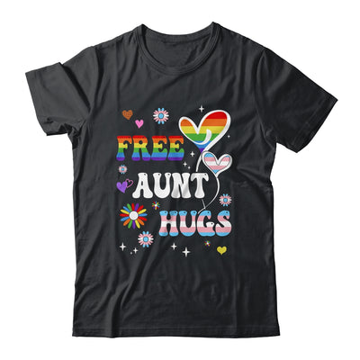 Free Aunt Hugs LGBT Gay Pride Transgender Rainbow Flag Shirt & Tank Top | teecentury