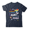 Free Aunt Hugs LGBT Gay Pride Transgender Rainbow Flag Shirt & Tank Top | teecentury