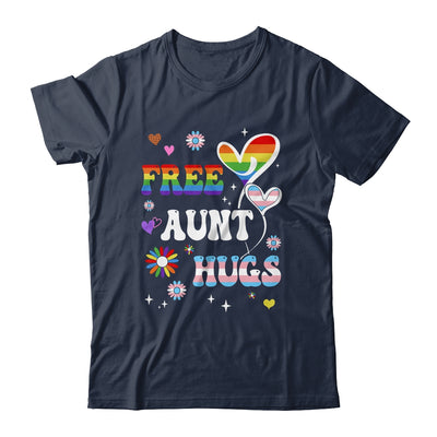 Free Aunt Hugs LGBT Gay Pride Transgender Rainbow Flag Shirt & Tank Top | teecentury