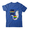 Free Aunt Hugs Rainbow Elephant LGBT Pride Month Shirt & Tank Top | teecentury