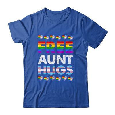 Free Aunt Hugs Rainbow LGBTQ Gay Pride Month Proud Ally Shirt & Tank Top | teecentury
