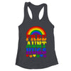 Free Aunt Hugs Rainbow LGBT Lesbian Gay Trans Pride Groovy Shirt & Tank Top | teecentury