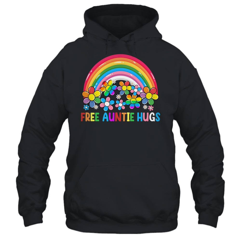 Free Auntie Hugs LGBT Gay Lesbian Transgender Pride Rainbow Shirt & Tank Top | teecentury