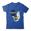 Free Auntie Hugs Rainbow Elephant LGBT Pride Month Shirt & Tank Top | teecentury