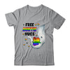 Free Auntie Hugs Rainbow Elephant LGBT Pride Month Shirt & Tank Top | teecentury