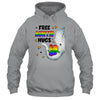 Free Auntie Hugs Rainbow Elephant LGBT Pride Month Shirt & Tank Top | teecentury