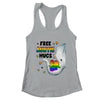 Free Auntie Hugs Rainbow Elephant LGBT Pride Month Shirt & Tank Top | teecentury