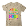 Free Auntie Hugs Rainbow LGBT Lesbian Gay Pride Trans Retro Shirt & Tank Top | teecentury