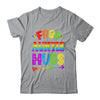 Free Auntie Hugs Rainbow LGBT Lesbian Gay Pride Trans Retro Shirt & Tank Top | teecentury