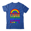 Free Auntie Hugs Rainbow LGBT Lesbian Gay Trans Pride Groovy Shirt & Tank Top | teecentury