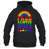 Free Auntie Hugs Rainbow LGBT Lesbian Gay Trans Pride Groovy Shirt & Tank Top | teecentury