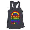 Free Auntie Hugs Rainbow LGBT Lesbian Gay Trans Pride Groovy Shirt & Tank Top | teecentury