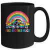 Free Brother Hugs LGBT Gay Lesbian Transgender Pride Rainbow Mug | teecentury