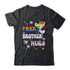Free Brother Hugs LGBT Gay Pride Transgender Rainbow Flag Shirt & Hoodie | teecentury
