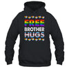 Free Brother Hugs Rainbow LGBTQ Gay Pride Month Proud Ally Shirt & Hoodie | teecentury