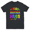 Free Brother Hugs Rainbow LGBT Lesbian Gay Pride Trans Retro Youth Shirt | teecentury