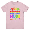 Free Brother Hugs Rainbow LGBT Lesbian Gay Pride Trans Retro Youth Shirt | teecentury