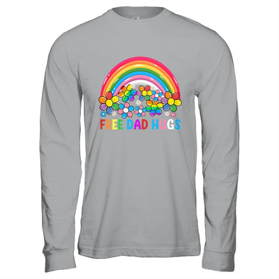 Free Dad Hugs LGBT Gay Lesbian Transgender Pride Rainbow Shirt & Hoodie | teecentury