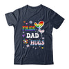 Free Dad Hugs LGBT Gay Pride Transgender Rainbow Flag Shirt & Hoodie | teecentury