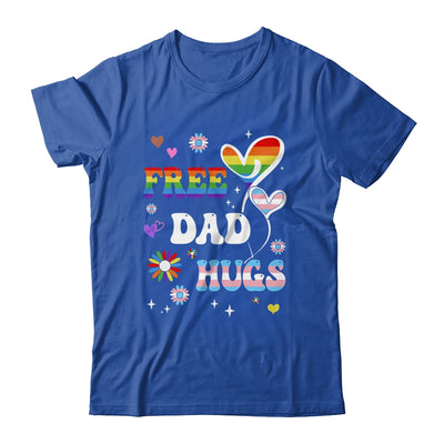 Free Dad Hugs LGBT Gay Pride Transgender Rainbow Flag Shirt & Hoodie | teecentury