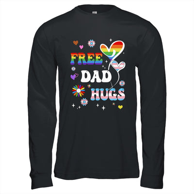 Free Dad Hugs LGBT Gay Pride Transgender Rainbow Flag Shirt & Hoodie | teecentury