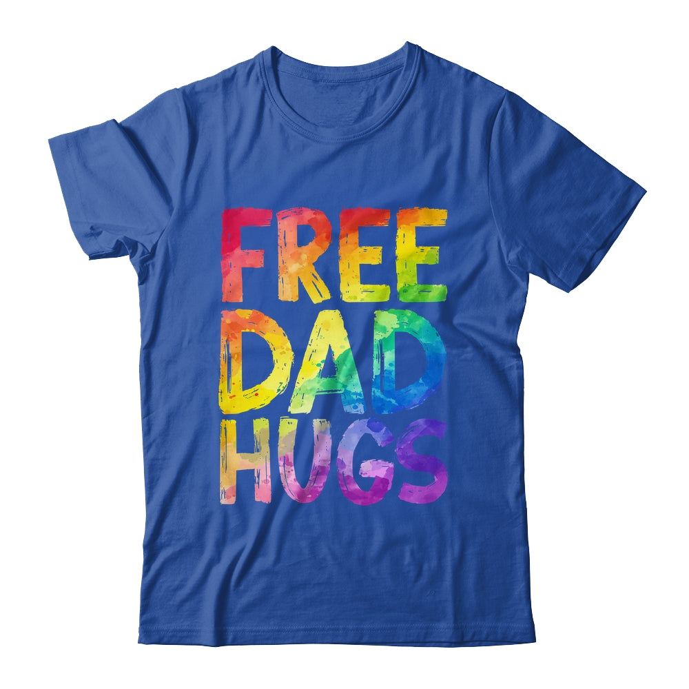 Free Dad Hugs LGBT Pride LGBTQ Lesbian Gay Rainbow Shirt & Hoodie | teecentury