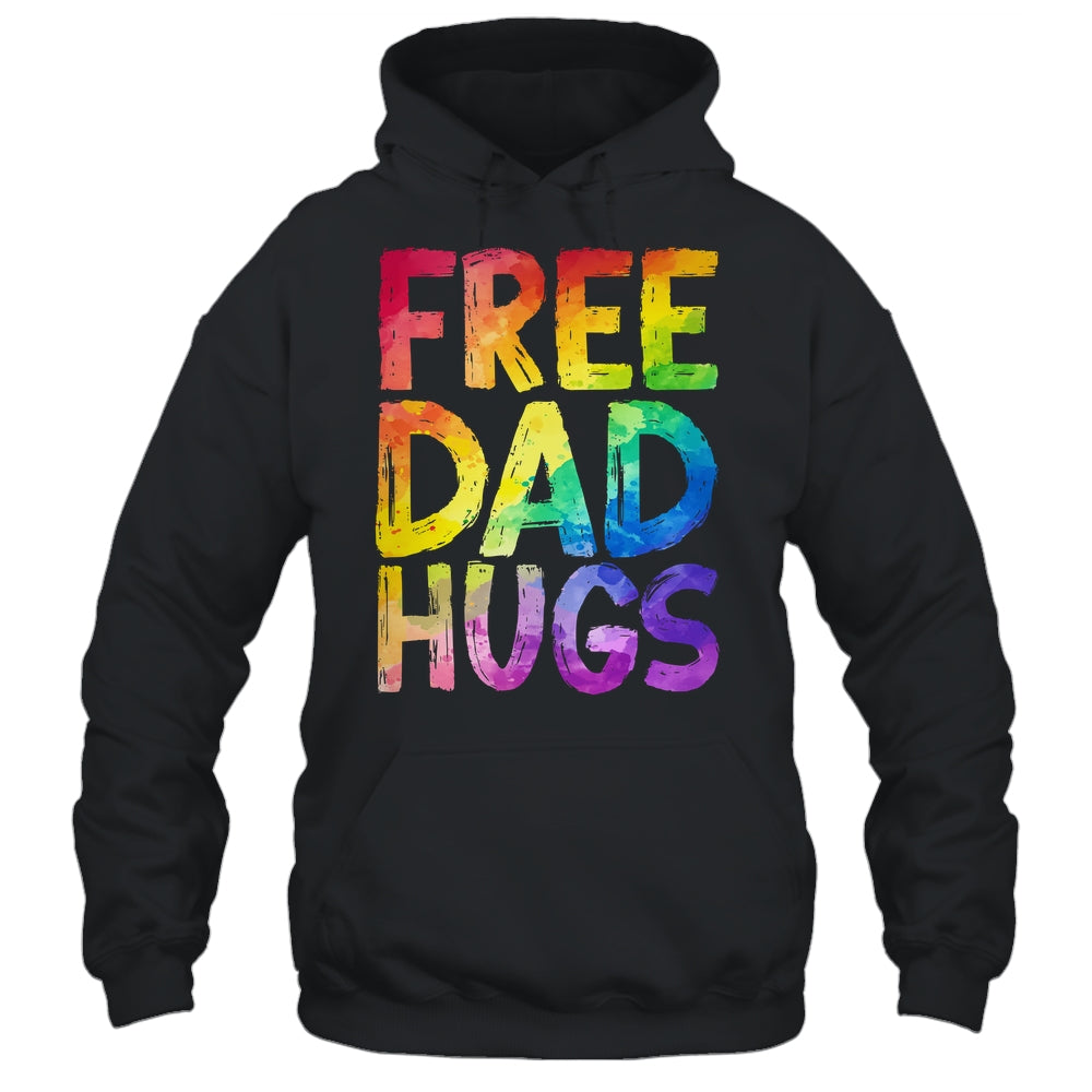 Free Dad Hugs LGBT Pride LGBTQ Lesbian Gay Rainbow Shirt & Hoodie | teecentury