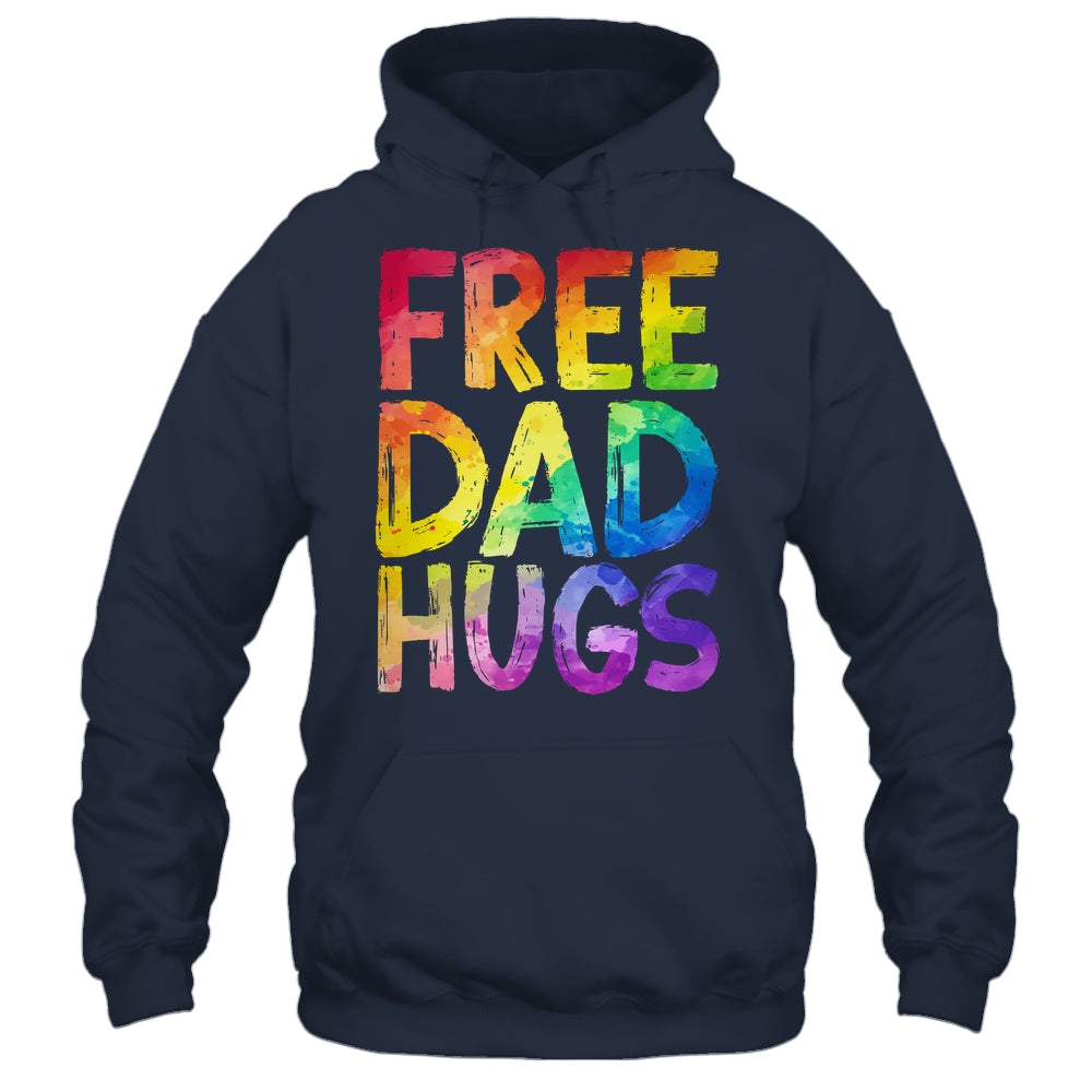 Free Dad Hugs LGBT Pride LGBTQ Lesbian Gay Rainbow Shirt & Hoodie | teecentury