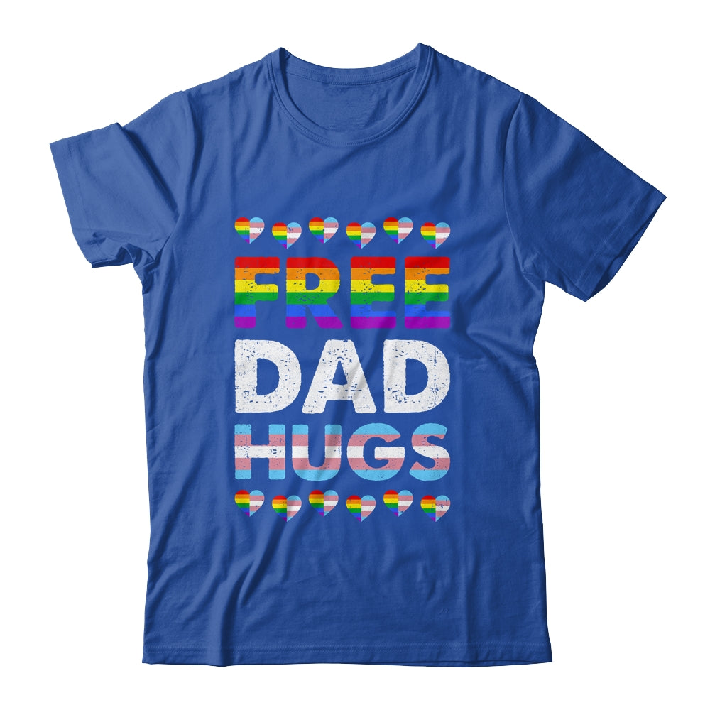 Free Dad Hugs Rainbow LGBTQ Gay Pride Month Proud Ally Shirt & Hoodie | teecentury