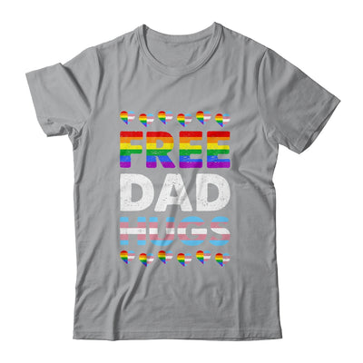 Free Dad Hugs Rainbow LGBTQ Gay Pride Month Proud Ally Shirt & Hoodie | teecentury