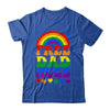 Free Dad Hugs Rainbow LGBT Lesbian Gay Trans Pride Groovy Shirt & Hoodie | teecentury