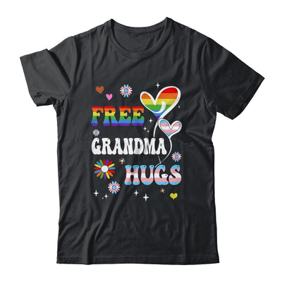 Free Grandma Hugs LGBT Gay Pride Transgender Rainbow Flag Shirt & Tank Top | teecentury